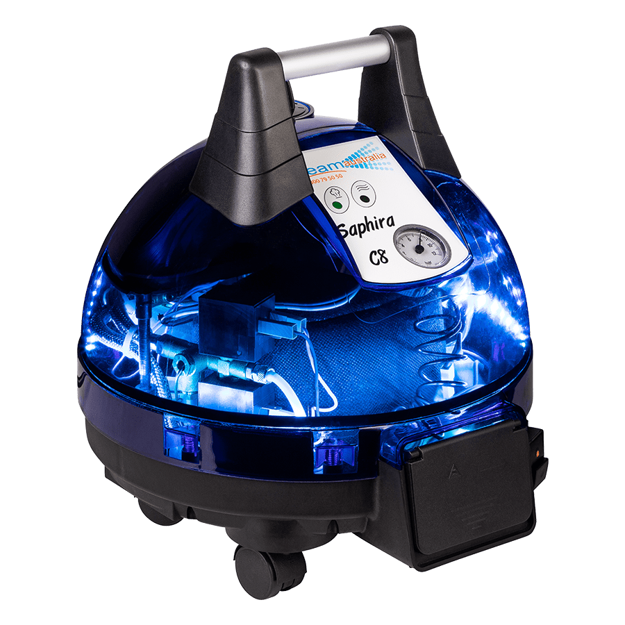 Domestic Steam Cleaner Side View Illuminated
