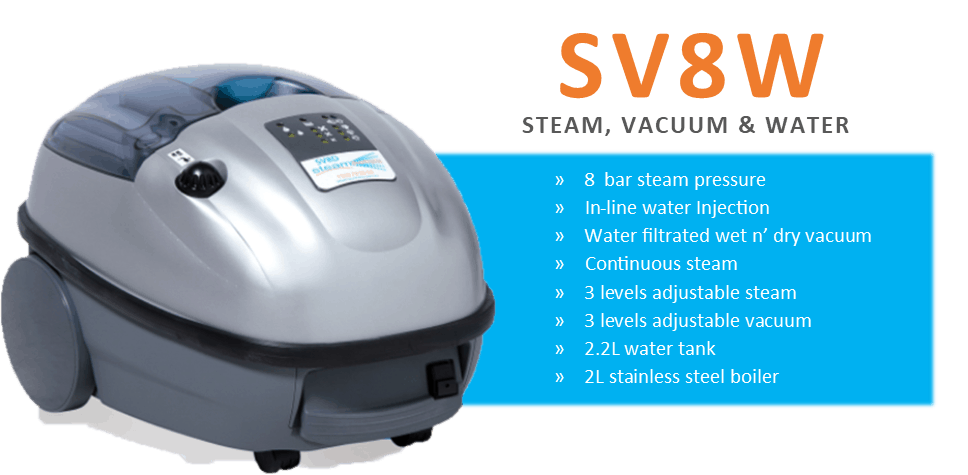 SV8D Steam vacuum and water injection steam machine detail specs