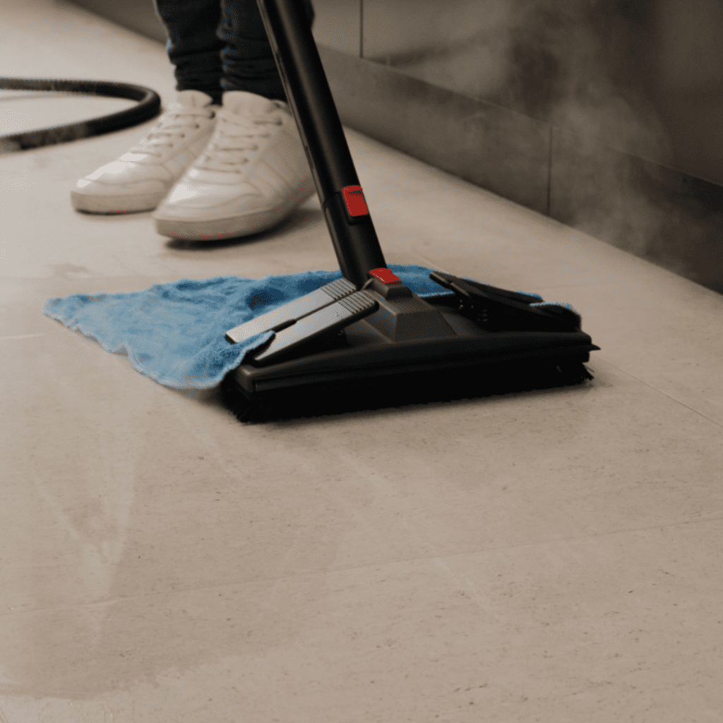 Scrub and mop