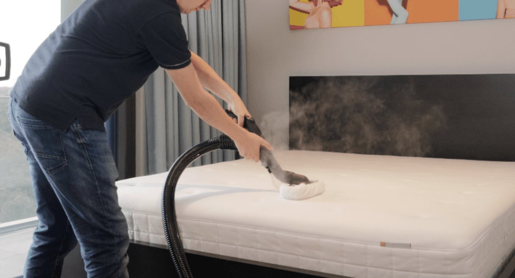 floor tool with microfibre mattress sanitise