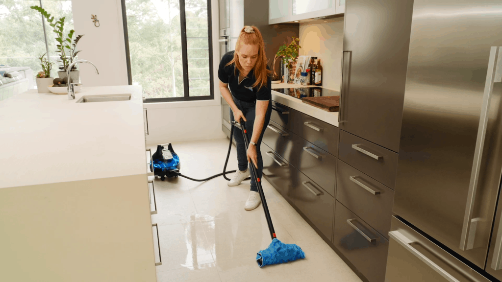 Ditch the floor cleaners, clean with steam