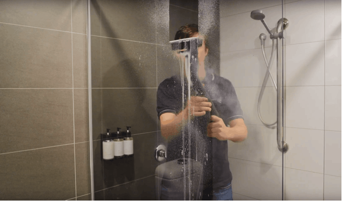 Biofilm Steam Shower Screen