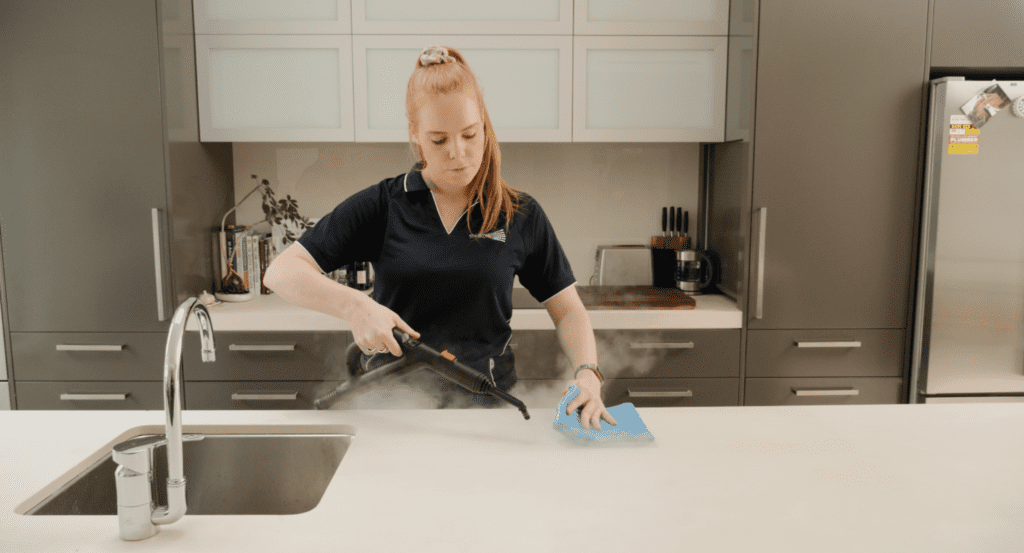 kitchen island benchtop sanitising